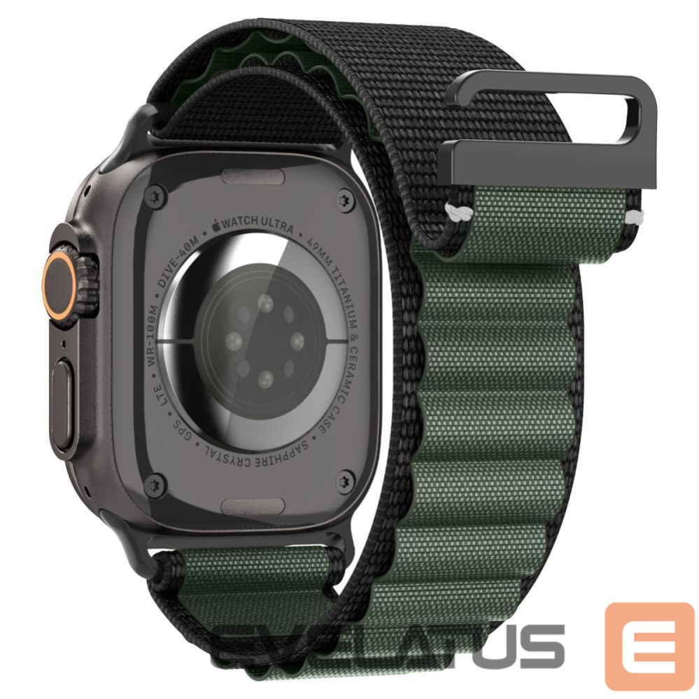 Other goods Spigen Strap Spigen WBF1 Strap for Apple Watch 44 / 45 / 46 / 49 mm - Black and Green