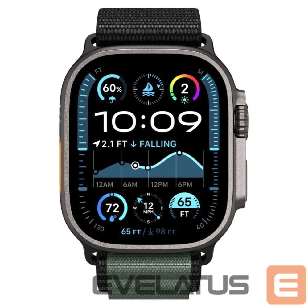 Other goods Spigen Strap Spigen WBF1 Strap for Apple Watch 44 / 45 / 46 / 49 mm - Black and Green