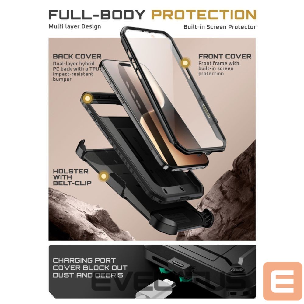 Other goods Supcase Supcase UB Pro Case for iPhone 17 Air - Black