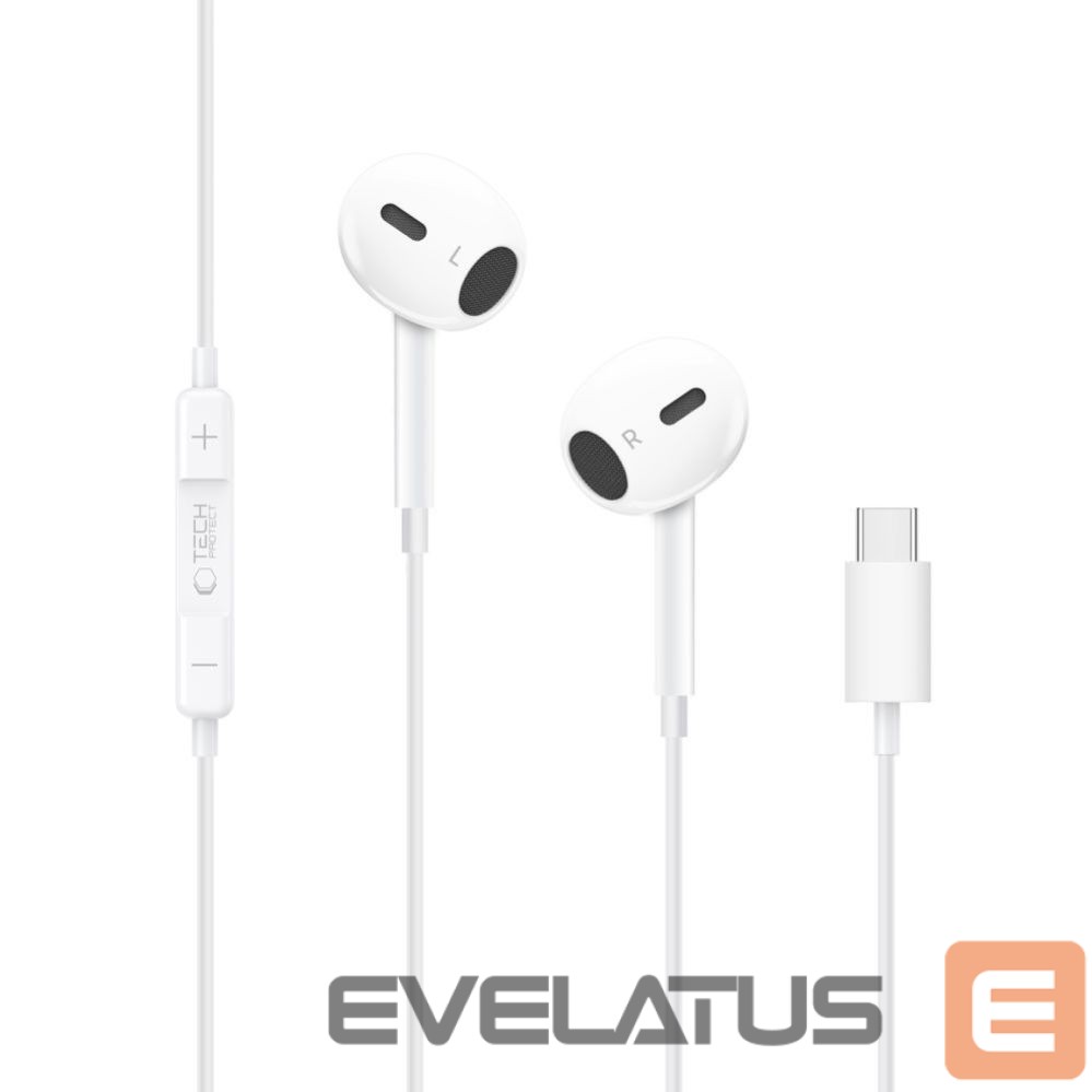 Other goods Tech-Protect Tech-Protect Ultraboost Core G2 USB-C Headphones - White