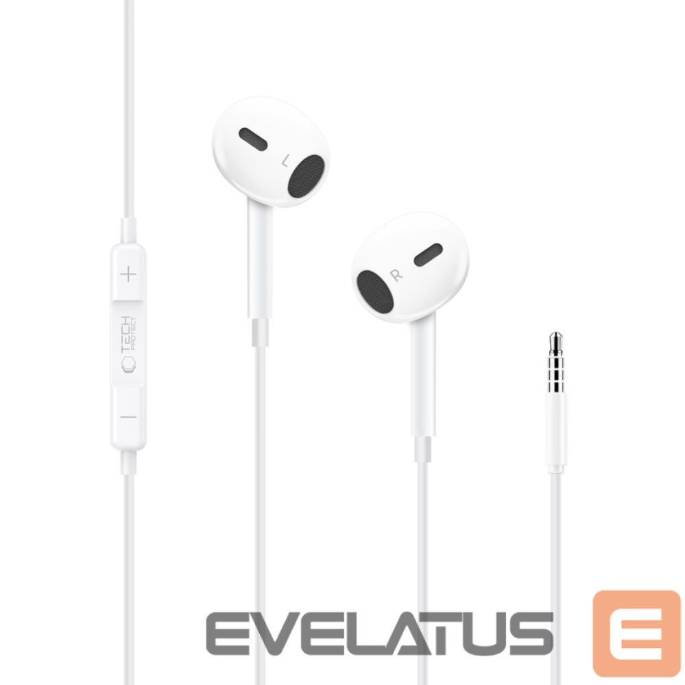 Other goods Tech-Protect Tech-Protect Ultraboost Core G2 Mini Jack Headphones - White