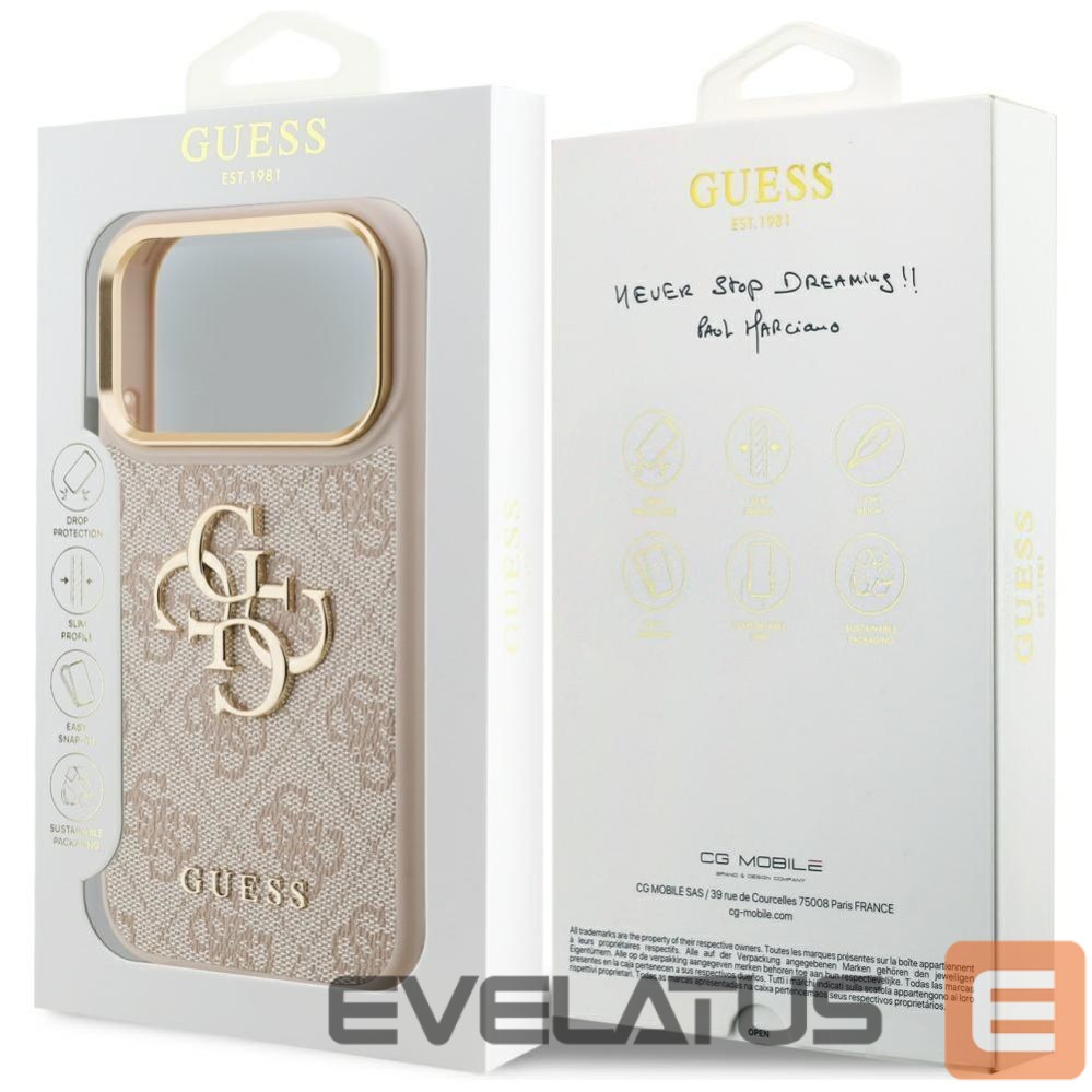 Other goods Guess Guess 4G Big 4G Classic Logo Case for iPhone 17 Pro - Rose Gold