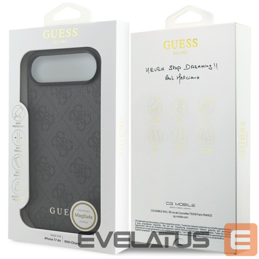 Other goods Guess Guess 4G Charms Collection MagSafe case for iPhone Air - black