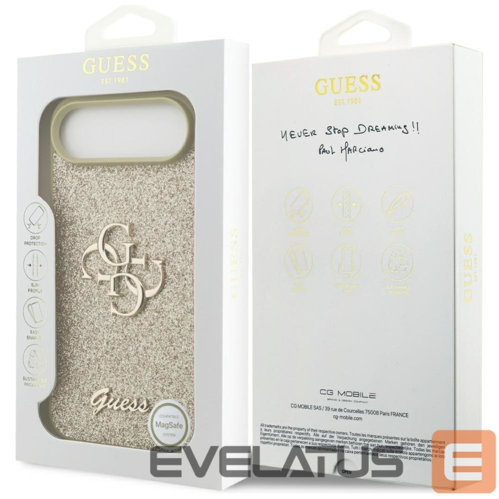 Other goods Guess Guess Fixed Glitter Big 4G case for iPhone Air - gold