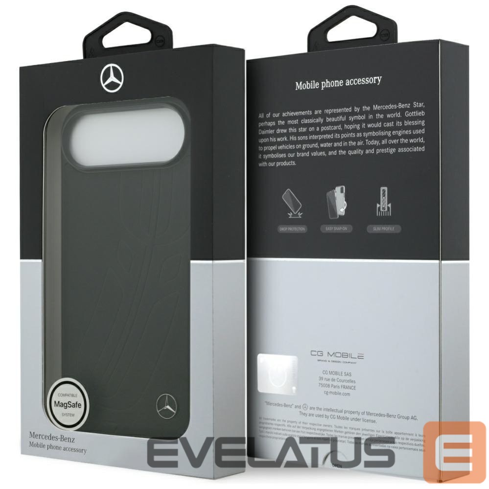 Other goods Mercedes-Benz Mercedes Leather Large Laurel Leave MagSafe case for iPhone Air - black