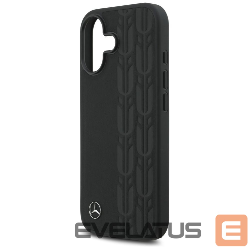 Other goods Mercedes-Benz Mercedes Leather Laurel Leaves MagSafe Case for iPhone 17 - Black