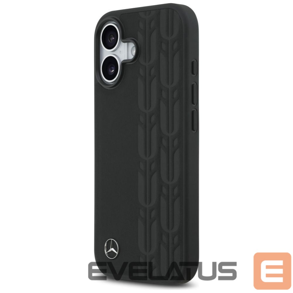 Other goods Mercedes-Benz Mercedes Leather Laurel Leaves MagSafe Case for iPhone 17 - Black