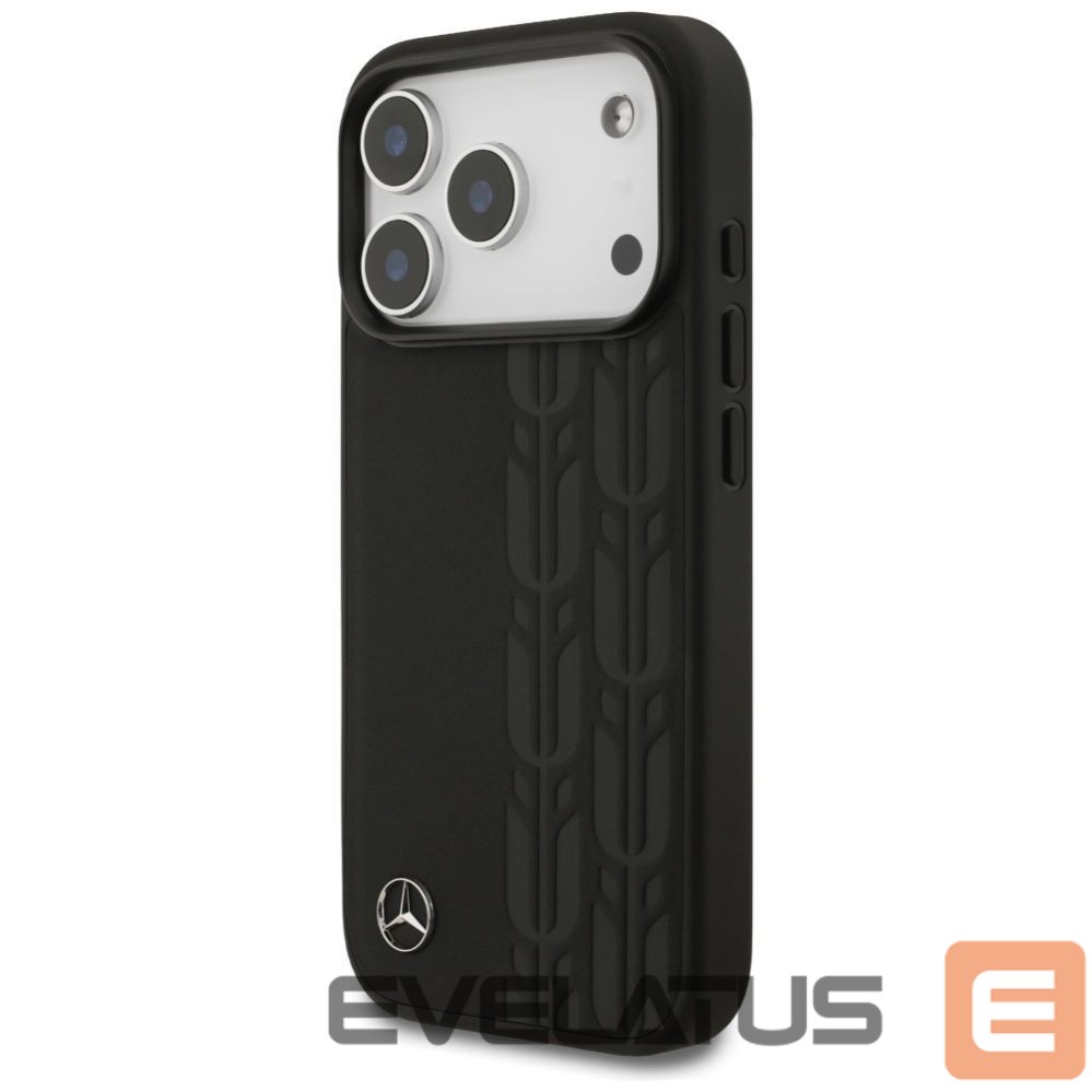 Other goods Mercedes-Benz Mercedes Leather Laurel Leaves MagSafe Case for iPhone 17 Pro - Black