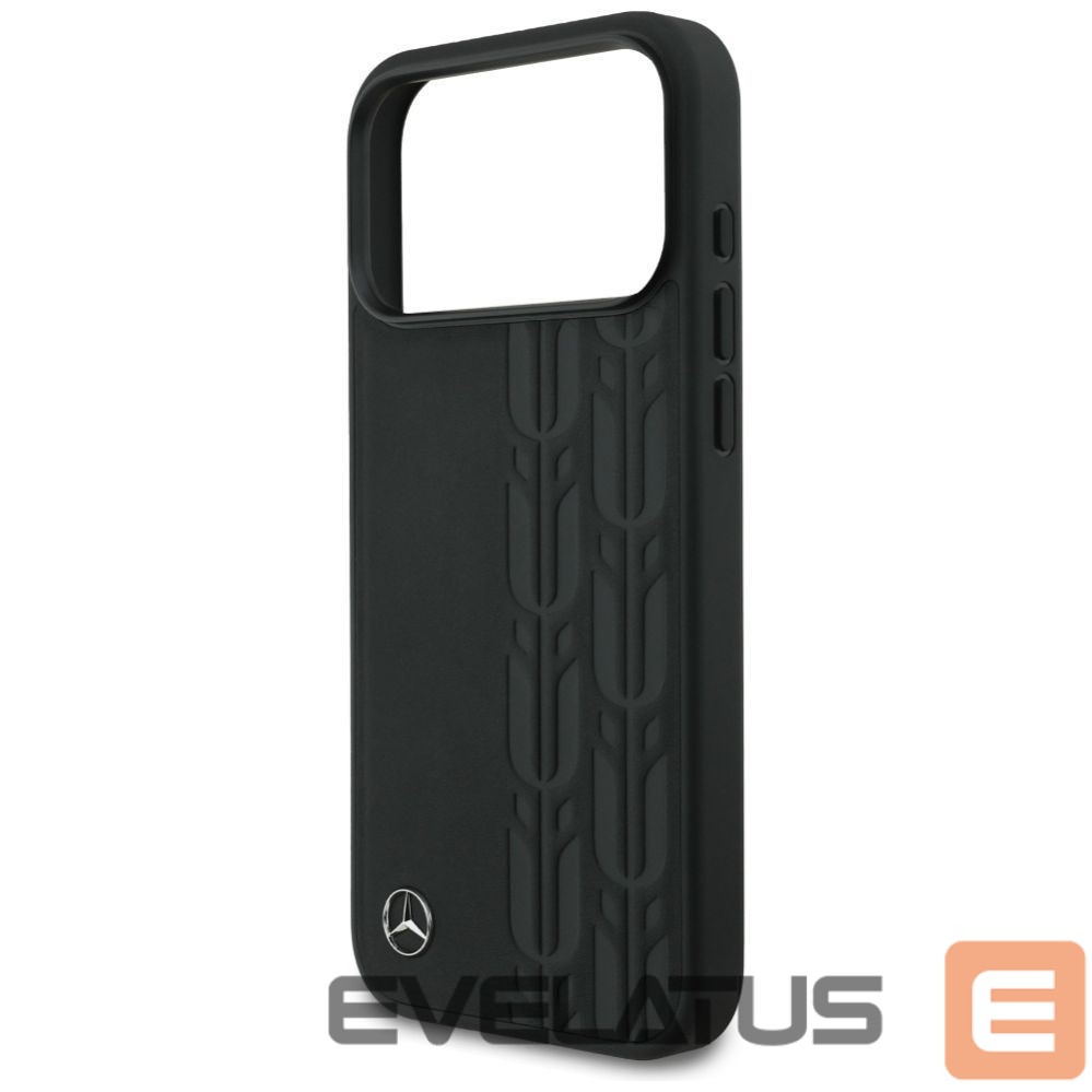 Other goods Mercedes-Benz Mercedes Leather Laurel Leaves MagSafe Case for iPhone 17 Pro Max - Black