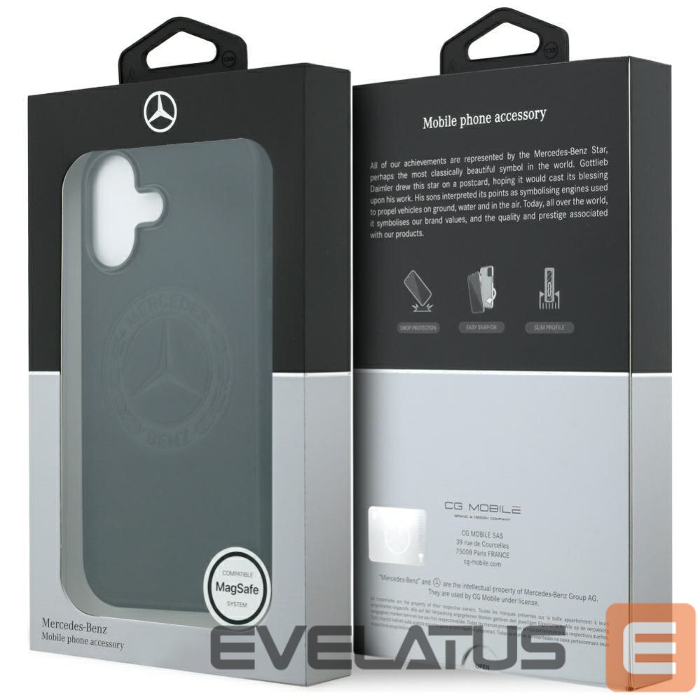 Other goods Mercedes-Benz Mercedes Leather Vintage Logo MagSafe Case for iPhone 17 - Black