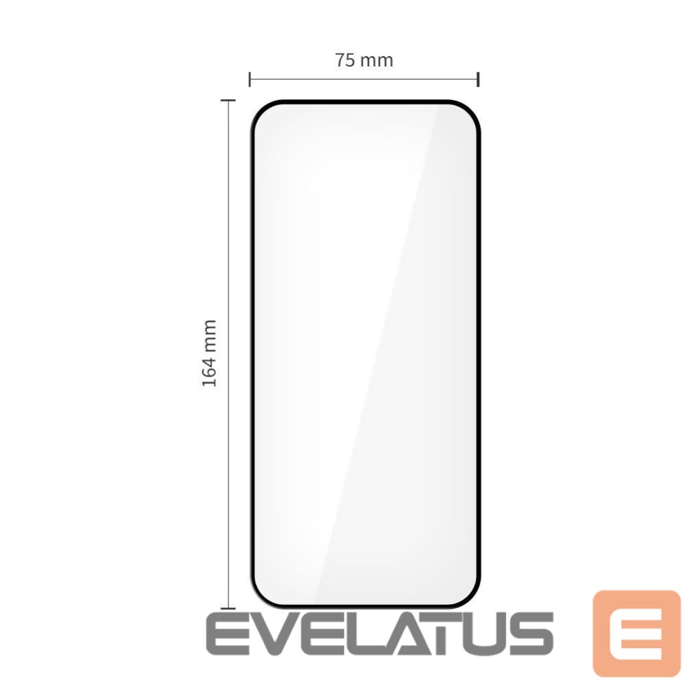 Other goods Tech-Protect Tech-Protect Glass Fit+ 2-pack tempered glass for Xiaomi Redmi 15 4G / 5G - black