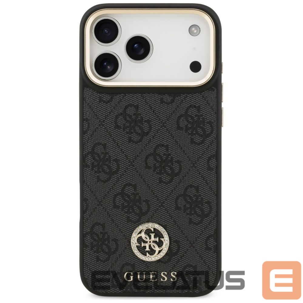 Other goods Guess Guess 4G Srtass Logo & Big Strap Metal Buttons MagSafe Case for iPhone 17 Pro Max - Black