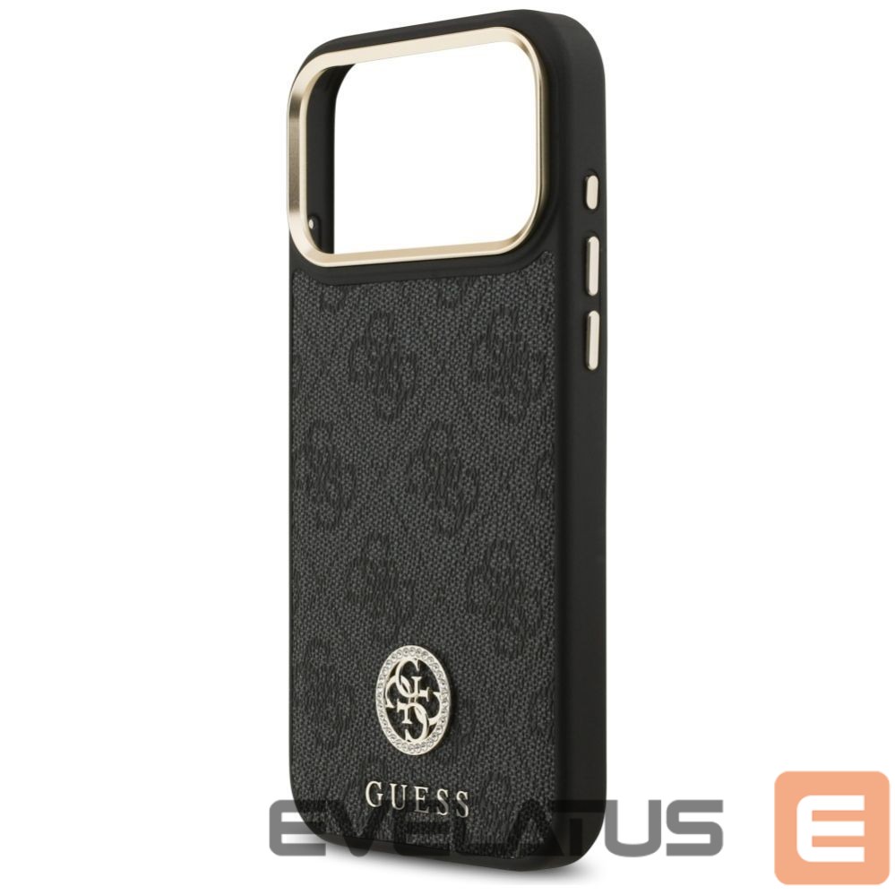 Other goods Guess Guess 4G Srtass Logo & Big Strap Metal Buttons MagSafe Case for iPhone 17 Pro Max - Black