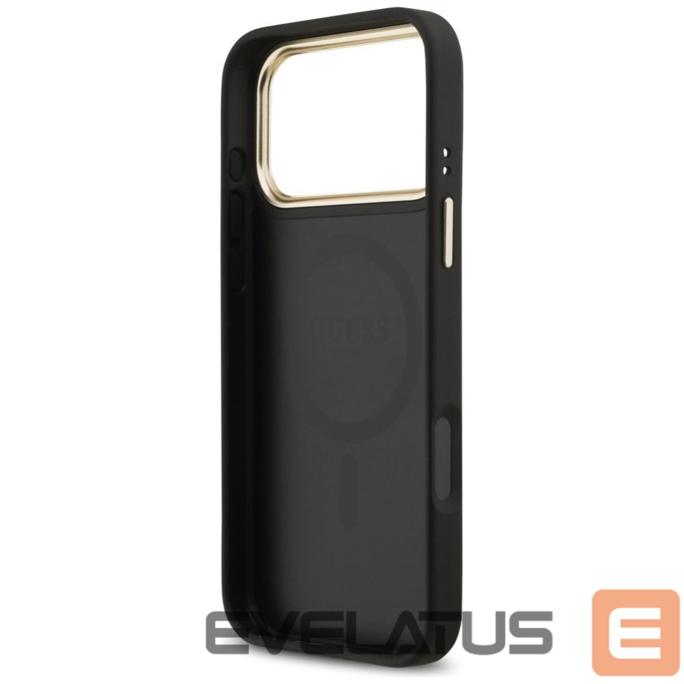 Other goods Guess Guess 4G Srtass Logo & Big Strap Metal Buttons MagSafe Case for iPhone 17 Pro Max - Black
