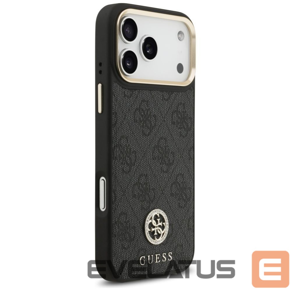 Other goods Guess Guess 4G Srtass Logo & Big Strap Metal Buttons MagSafe Case for iPhone 17 Pro Max - Black