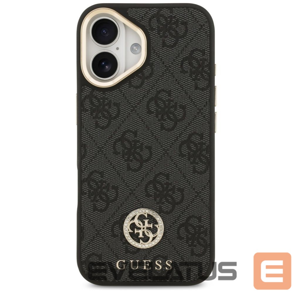 Other goods Guess Guess 4G Strass Logo & Big Strap Metal Buttons MagSafe Case for iPhone 17 - Black