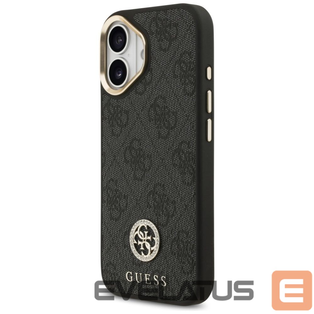 Other goods Guess Guess 4G Strass Logo & Big Strap Metal Buttons MagSafe Case for iPhone 17 - Black