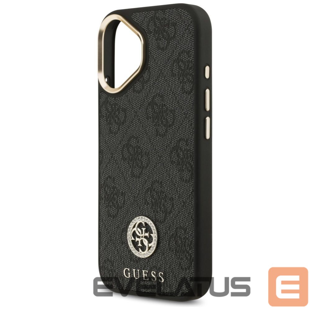 Other goods Guess Guess 4G Strass Logo & Big Strap Metal Buttons MagSafe Case for iPhone 17 - Black