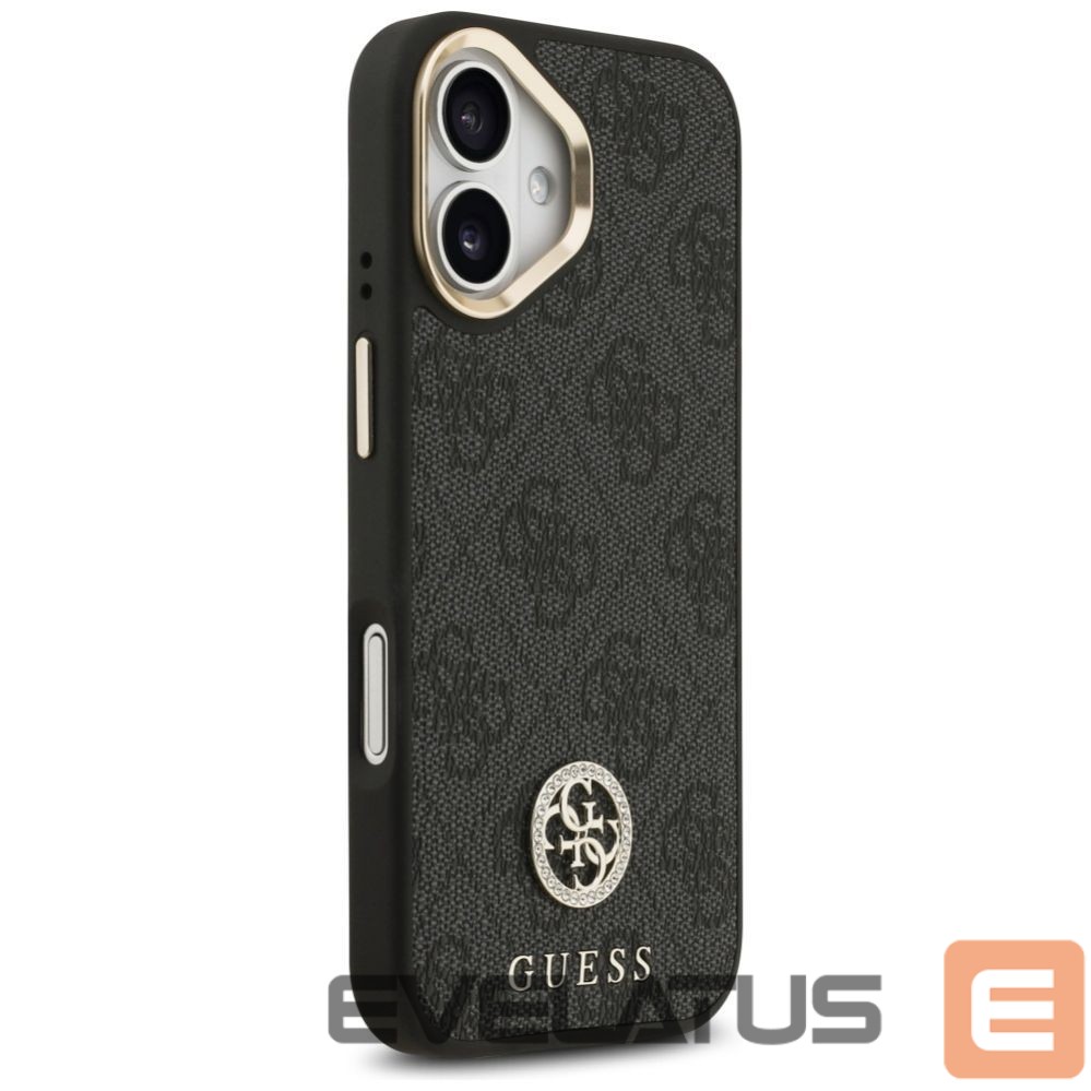 Other goods Guess Guess 4G Strass Logo & Big Strap Metal Buttons MagSafe Case for iPhone 17 - Black