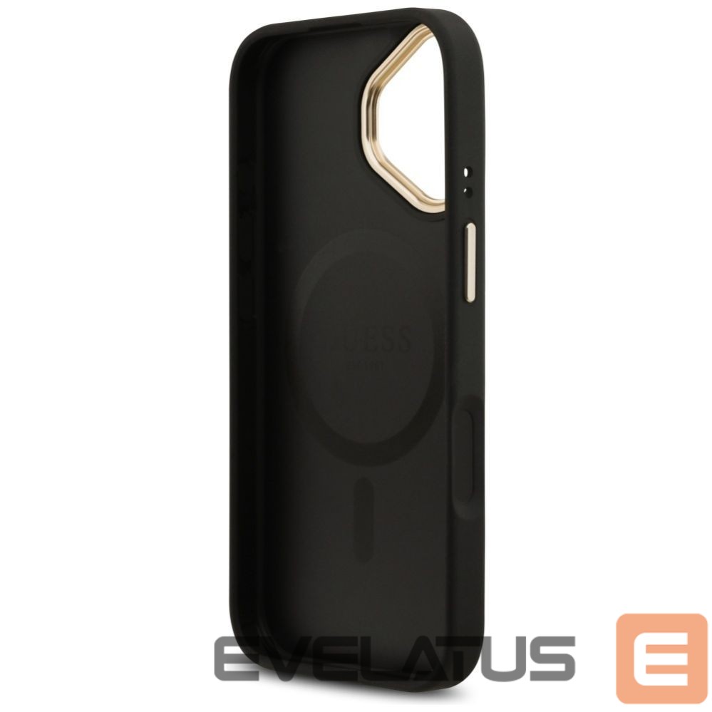 Other goods Guess Guess 4G Strass Logo & Big Strap Metal Buttons MagSafe Case for iPhone 17 - Black