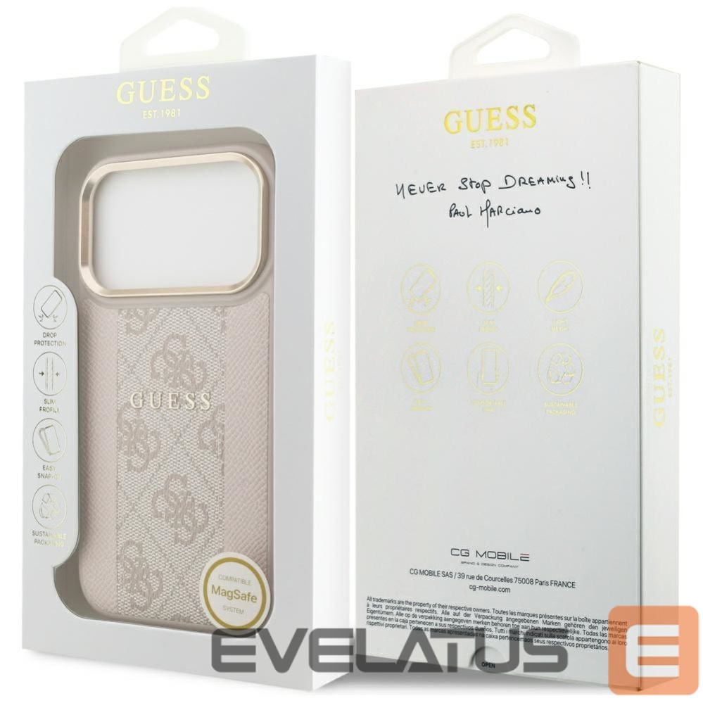 Other goods Guess Guess 4G Stripe MagSafe Case for iPhone 17 Pro - Pink