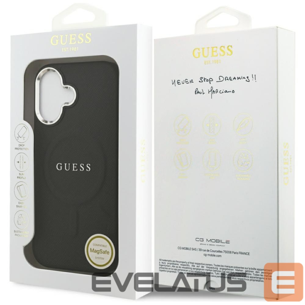 Other goods Guess Guess Classic Logo MagSafe Case for iPhone 17 - Black