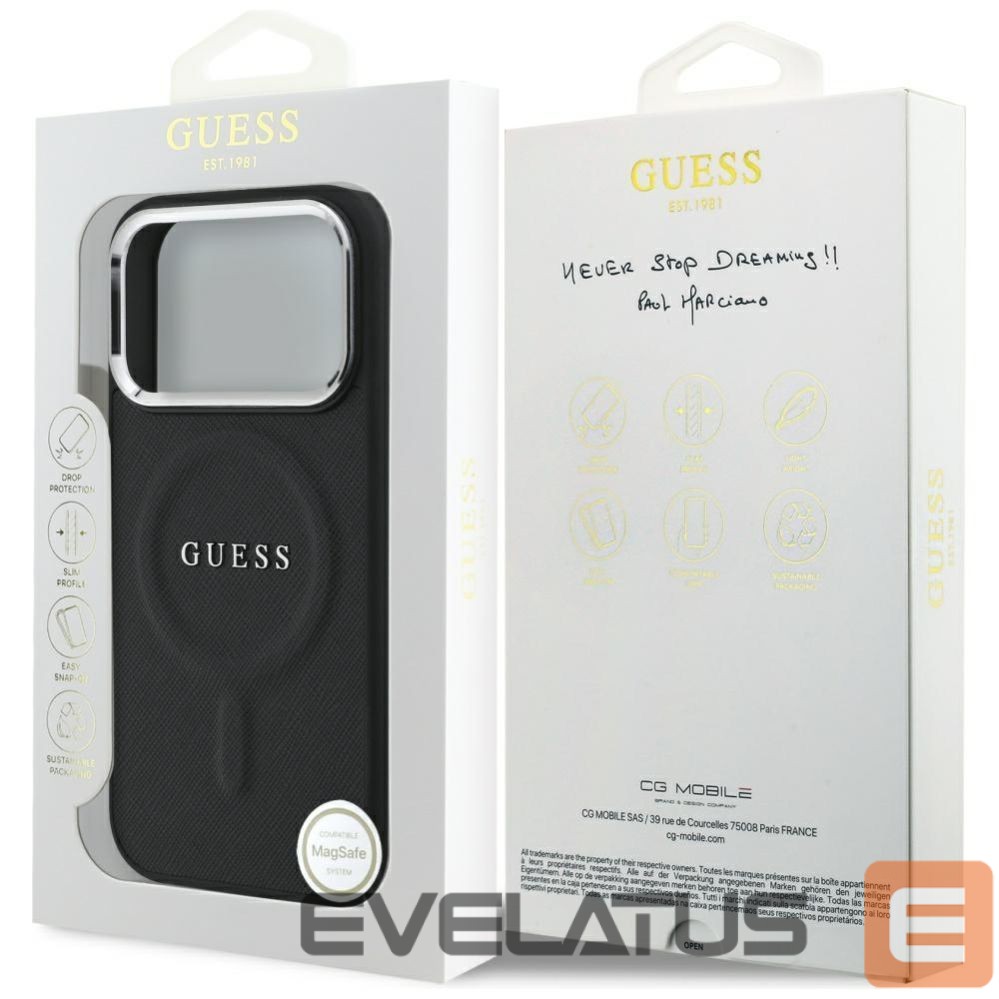 Other goods Guess Guess Classic Logo MagSafe Case for iPhone 17 Pro - Black