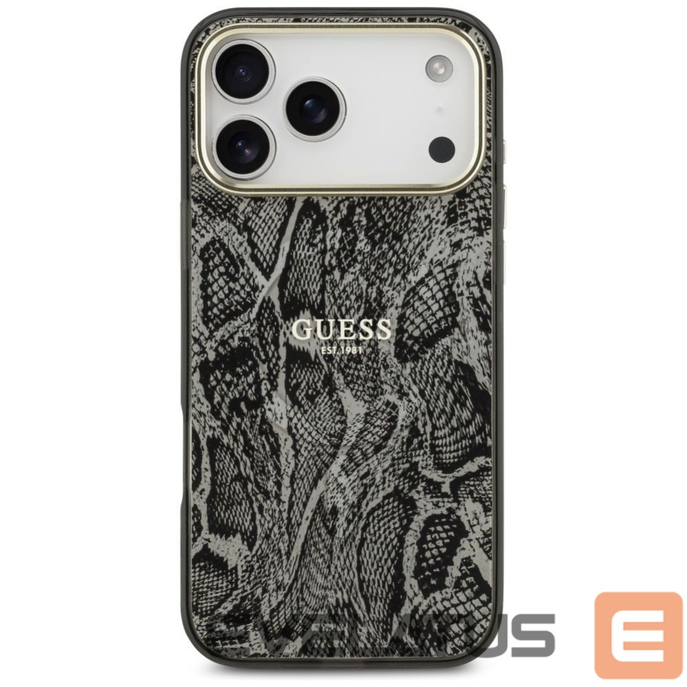 Other goods Guess Guess Python Pattern MagSafe Case for iPhone 17 Pro Max - Black