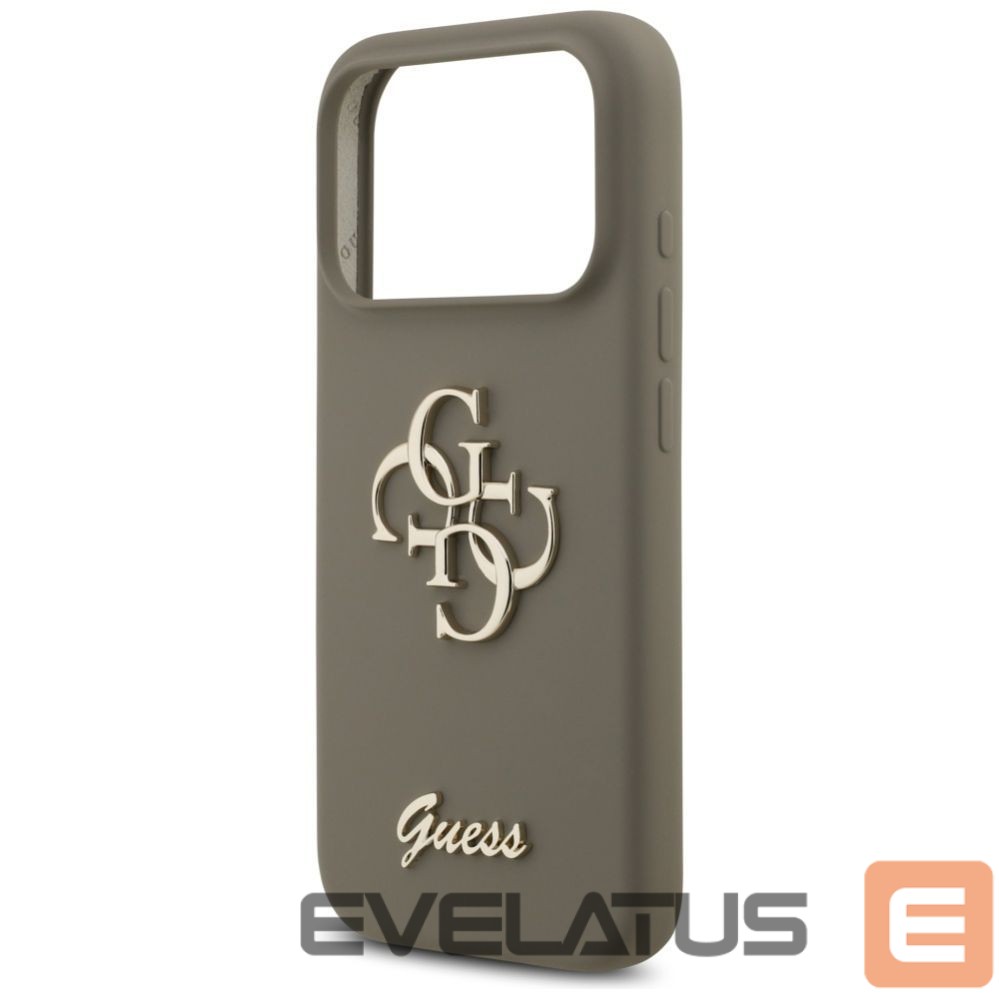 Other goods Guess Guess Silicone Big 4G Script Case for iPhone 17 Pro - Brown