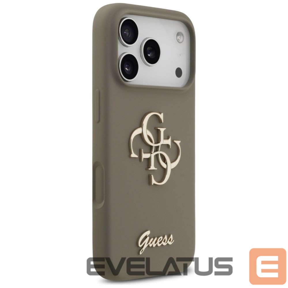 Other goods Guess Guess Silicone Big 4G Script Case for iPhone 17 Pro - Brown