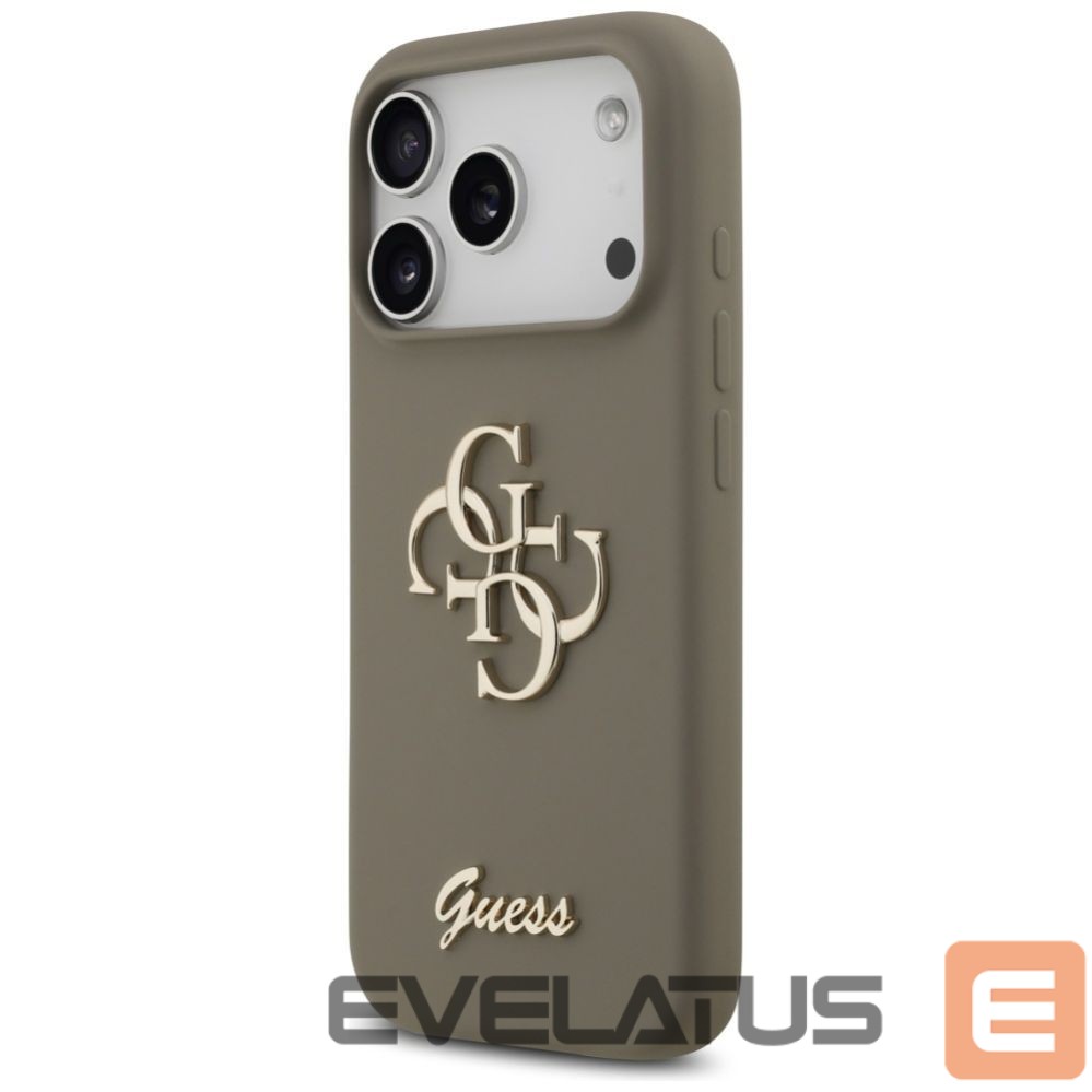 Other goods Guess Guess Silicone Big 4G Script Case for iPhone 17 Pro - Brown
