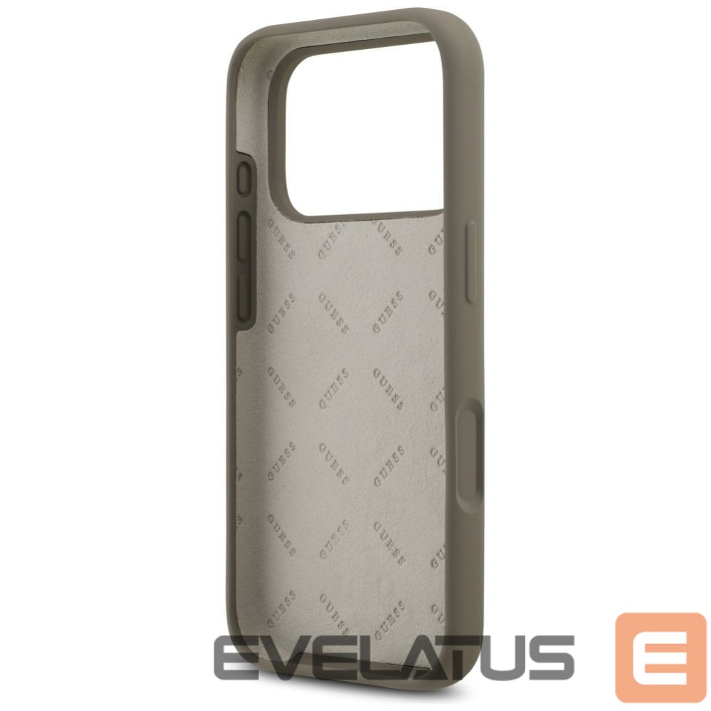 Other goods Guess Guess Silicone Big 4G Script Case for iPhone 17 Pro - Brown