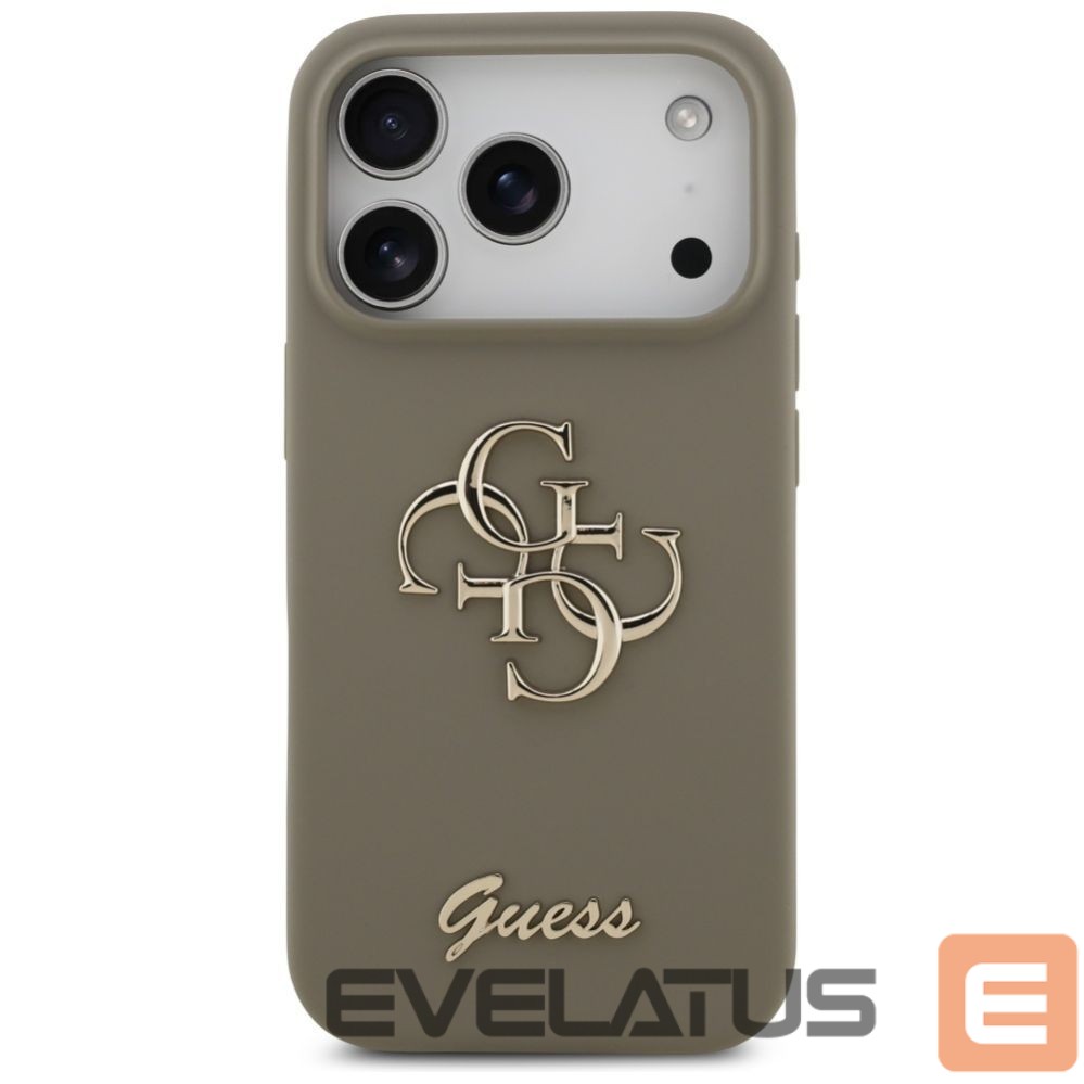 Other goods Guess Guess Silicone Big 4G Script Case for iPhone 17 Pro - Brown