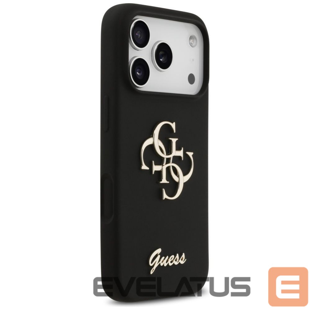 Other goods Guess Guess Silicone Big 4G Script Case for iPhone 17 Pro - Black