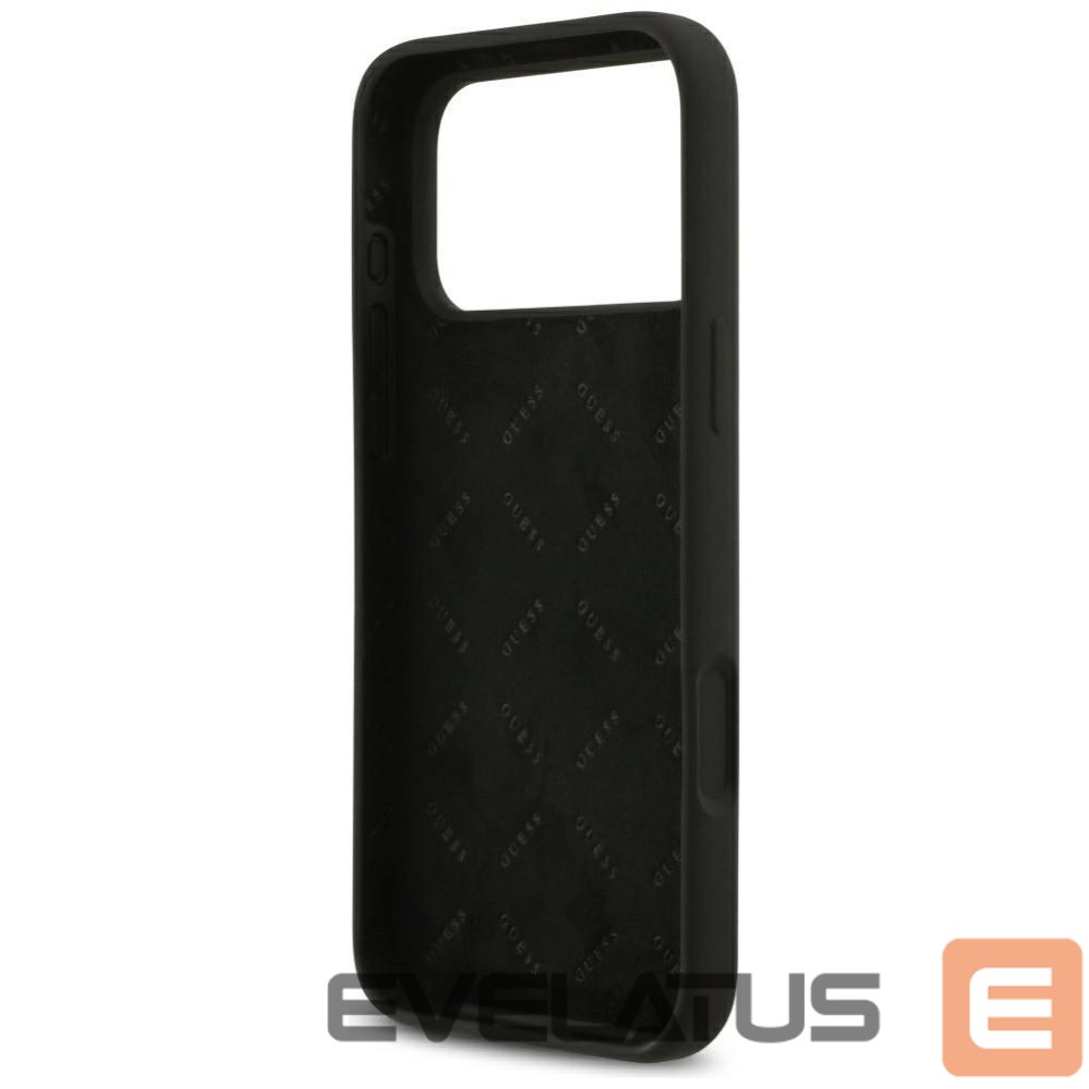 Other goods Guess Guess Silicone Big 4G Script Case for iPhone 17 Pro Max - Black