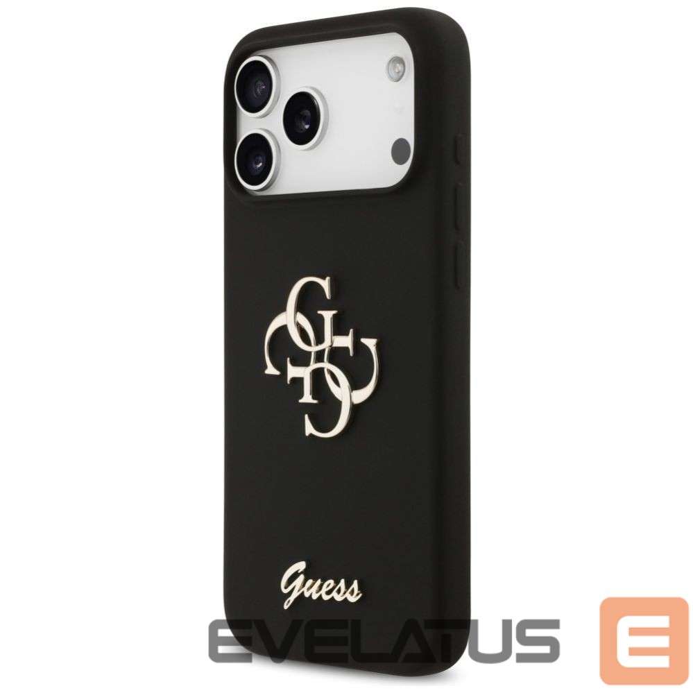 Other goods Guess Guess Silicone Big 4G Script Case for iPhone 17 Pro Max - Black