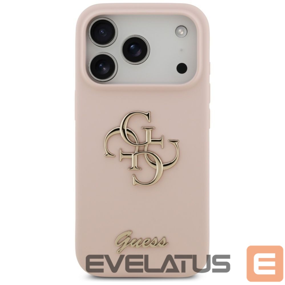 Other goods Guess Guess Silicone Big 4G Script Case for iPhone 17 Pro - Pink
