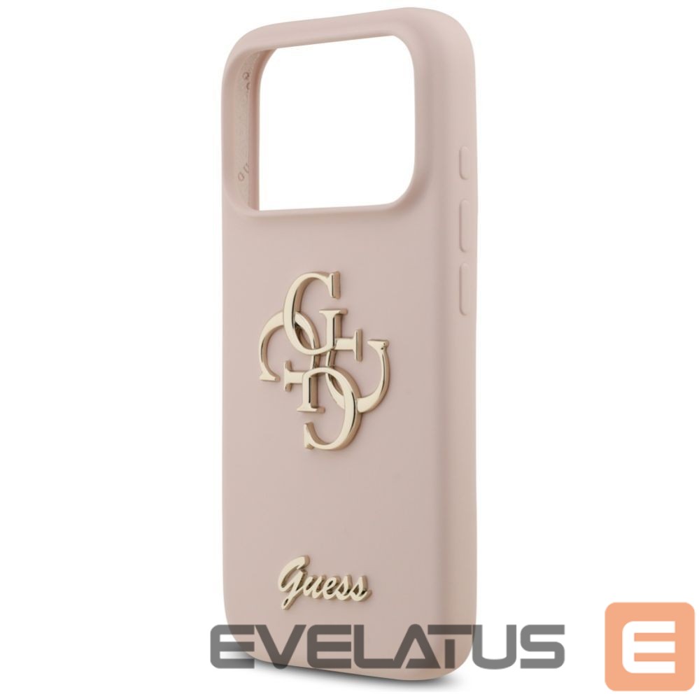 Other goods Guess Guess Silicone Big 4G Script Case for iPhone 17 Pro - Pink