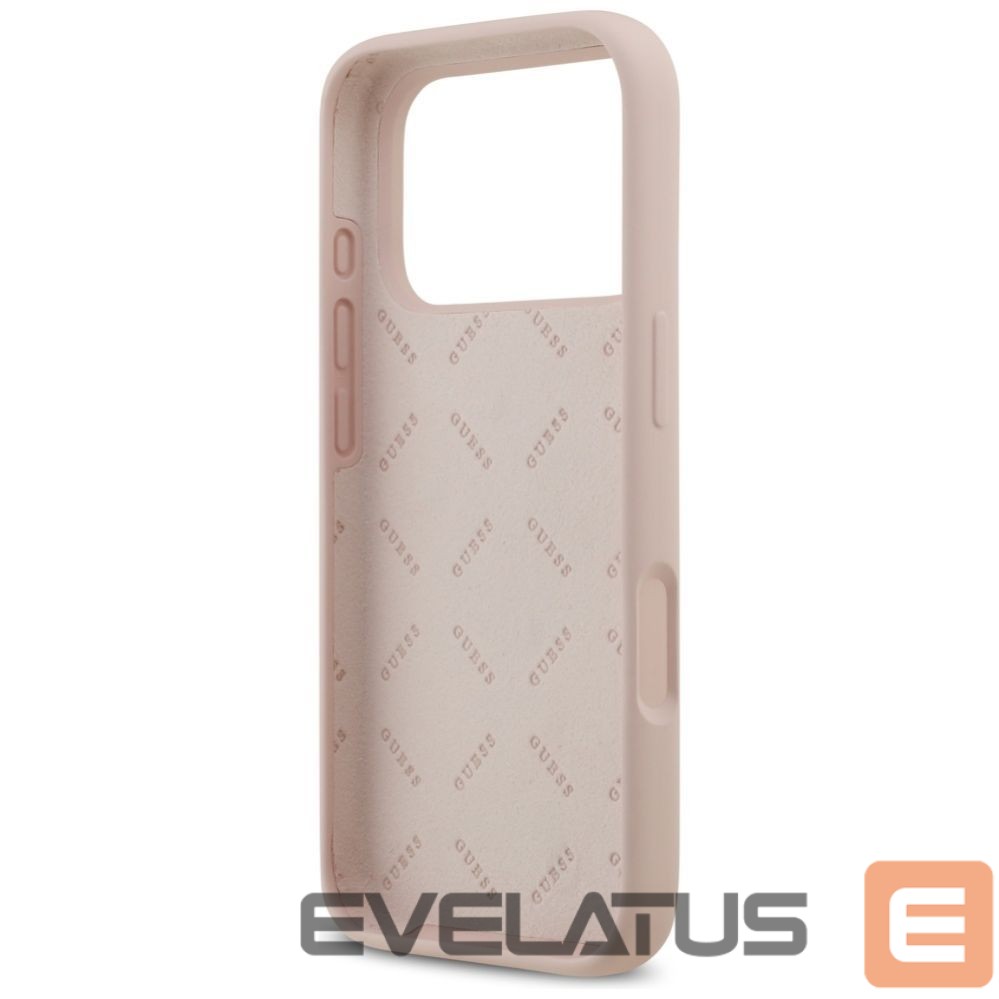 Other goods Guess Guess Silicone Big 4G Script Case for iPhone 17 Pro - Pink