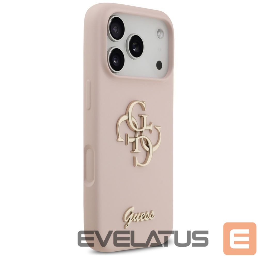 Other goods Guess Guess Silicone Big 4G Script Case for iPhone 17 Pro - Pink