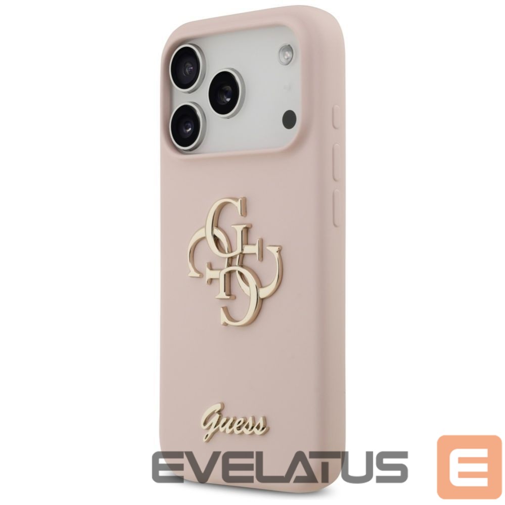 Other goods Guess Guess Silicone Big 4G Script Case for iPhone 17 Pro - Pink