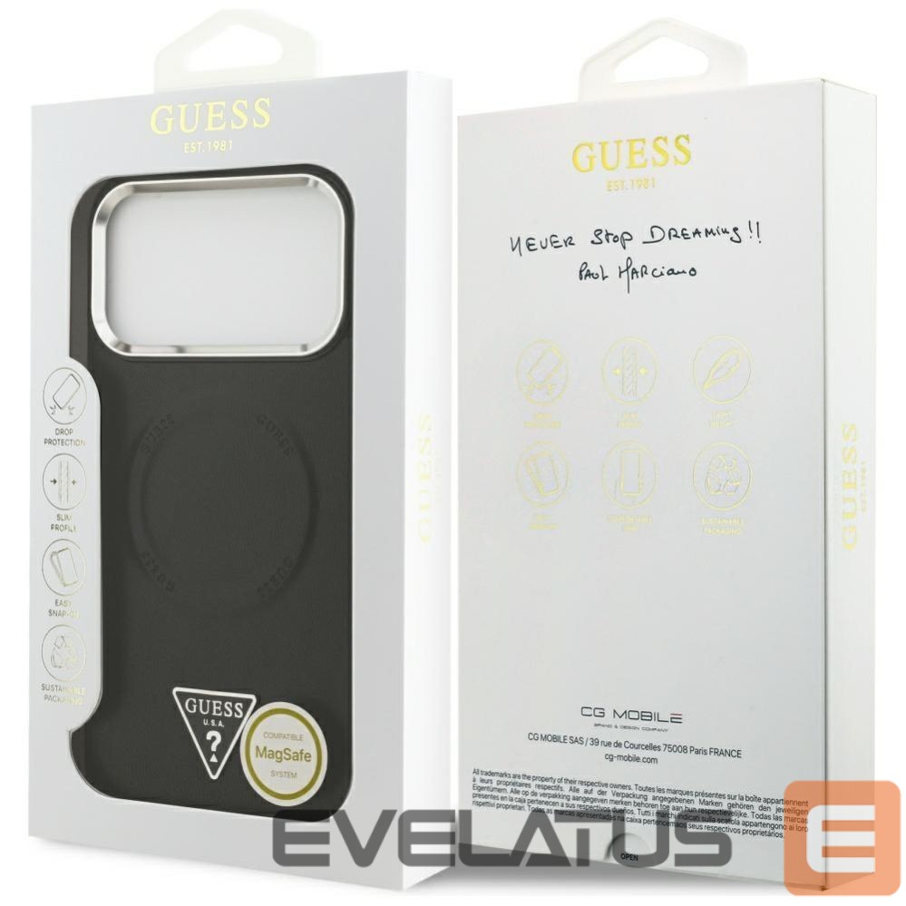 Other goods Guess Guess Triangle Logo MagSafe Case for iPhone 17 Pro Max - Black