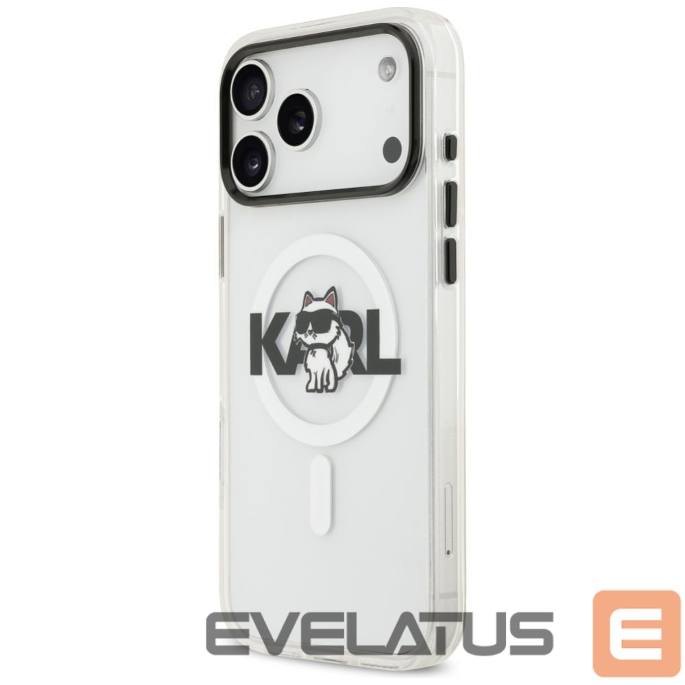 Other goods Karl Lagerfeld Karl Lagerfeld IML Choupette Sketch Logo MagSafe Case for iPhone 17 Pro - Clear