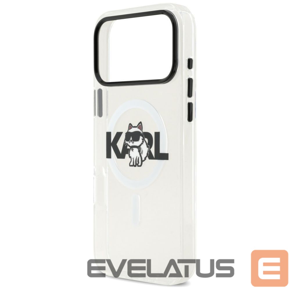 Other goods Karl Lagerfeld Karl Lagerfeld IML Choupette Sketch Logo MagSafe Case for iPhone 17 Pro - Clear
