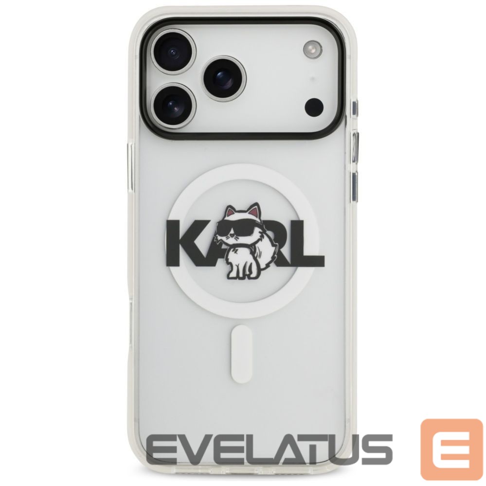 Other goods Karl Lagerfeld Karl Lagerfeld IML Choupette Sketch Logo MagSafe Case for iPhone 17 Pro - Clear