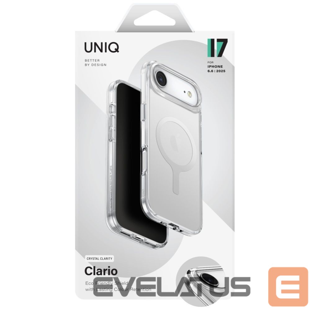 Other goods UNIQ Uniq Clario Magclick Charging Case for iPhone Air - Transparent