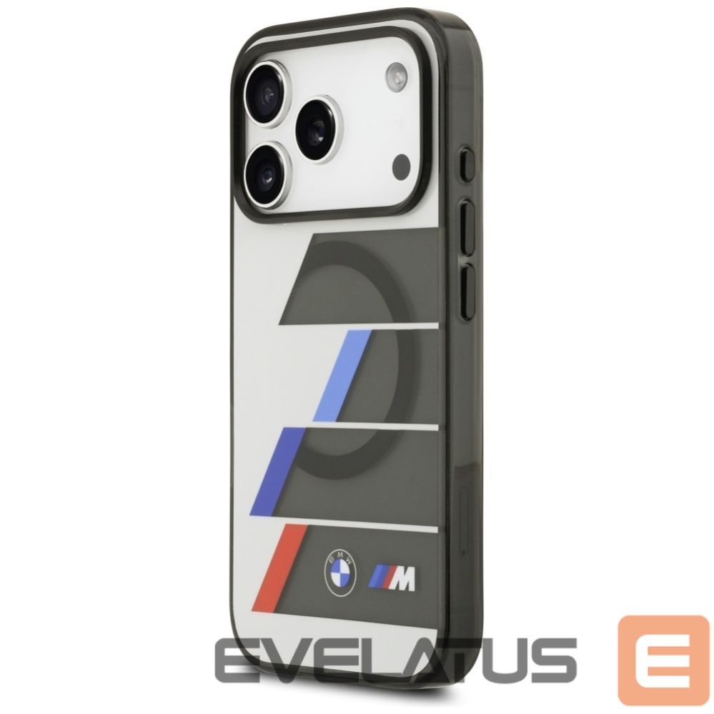 Other goods BMW BMW M IML Metal Buttons Tricolor Lines MagSafe Case for iPhone 17 Pro - Gray