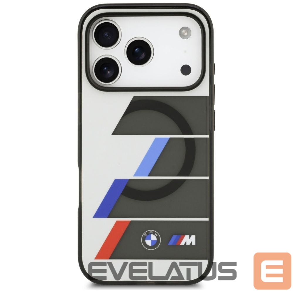 Other goods BMW BMW M IML Metal Buttons Tricolor Lines MagSafe Case for iPhone 17 Pro - Gray