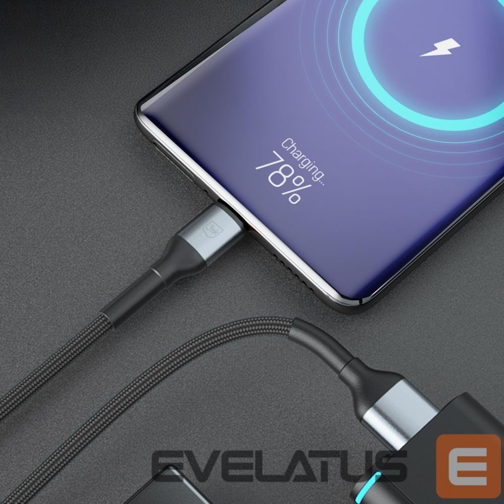 Other goods 3MK 3mk Hyper Cable N-SERIES USB-A / USB-C 2m 9V/2A 18W / black