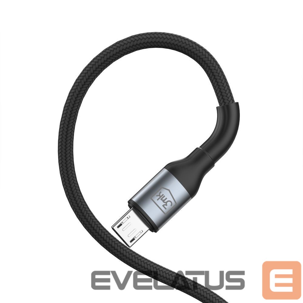 Other goods 3MK 3mk Hyper Cable N-SERIES USB-A / MicroUSB 1m 5V/2.4A 12W / black